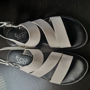 Franco Sarto Black And White sandals